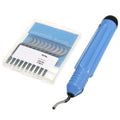 AU Stock 1pc NB1100 Burr Handle With 10 Blades With BS1010 Deburring Tool