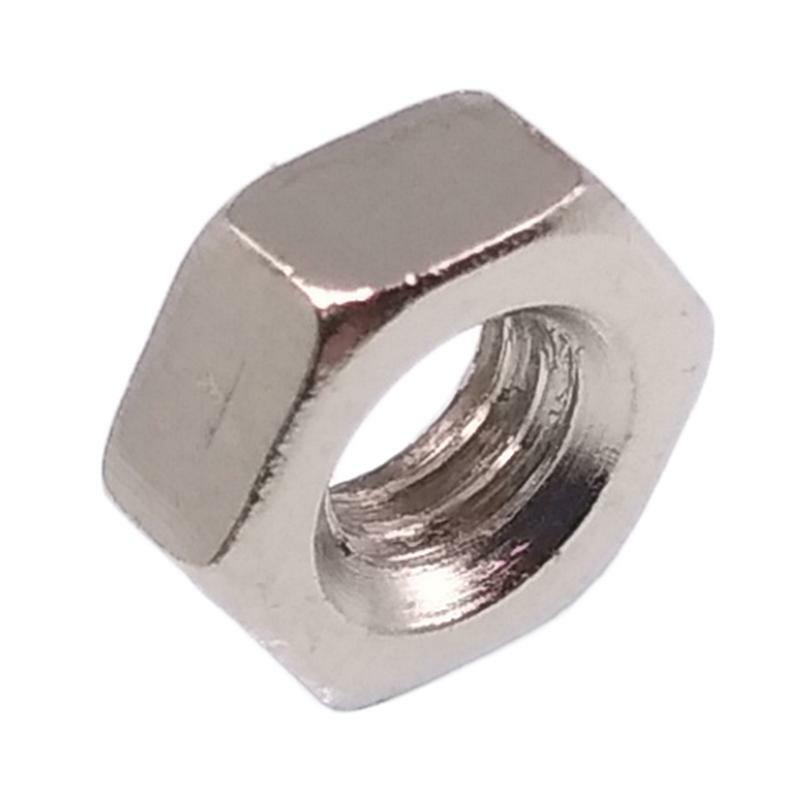 1000pcs M3 Metric Thread Insert Screw Fastener Zinc Plated Carbon Steel Hex Nut