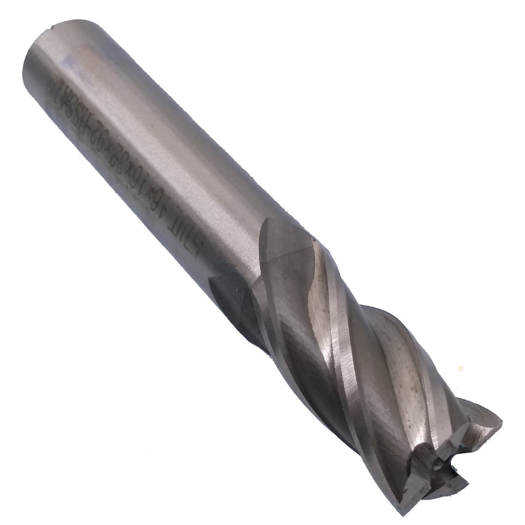 US Stock 16mm Four 4 Flute HSS & Aluminium End Mill Cutter CNC Bit