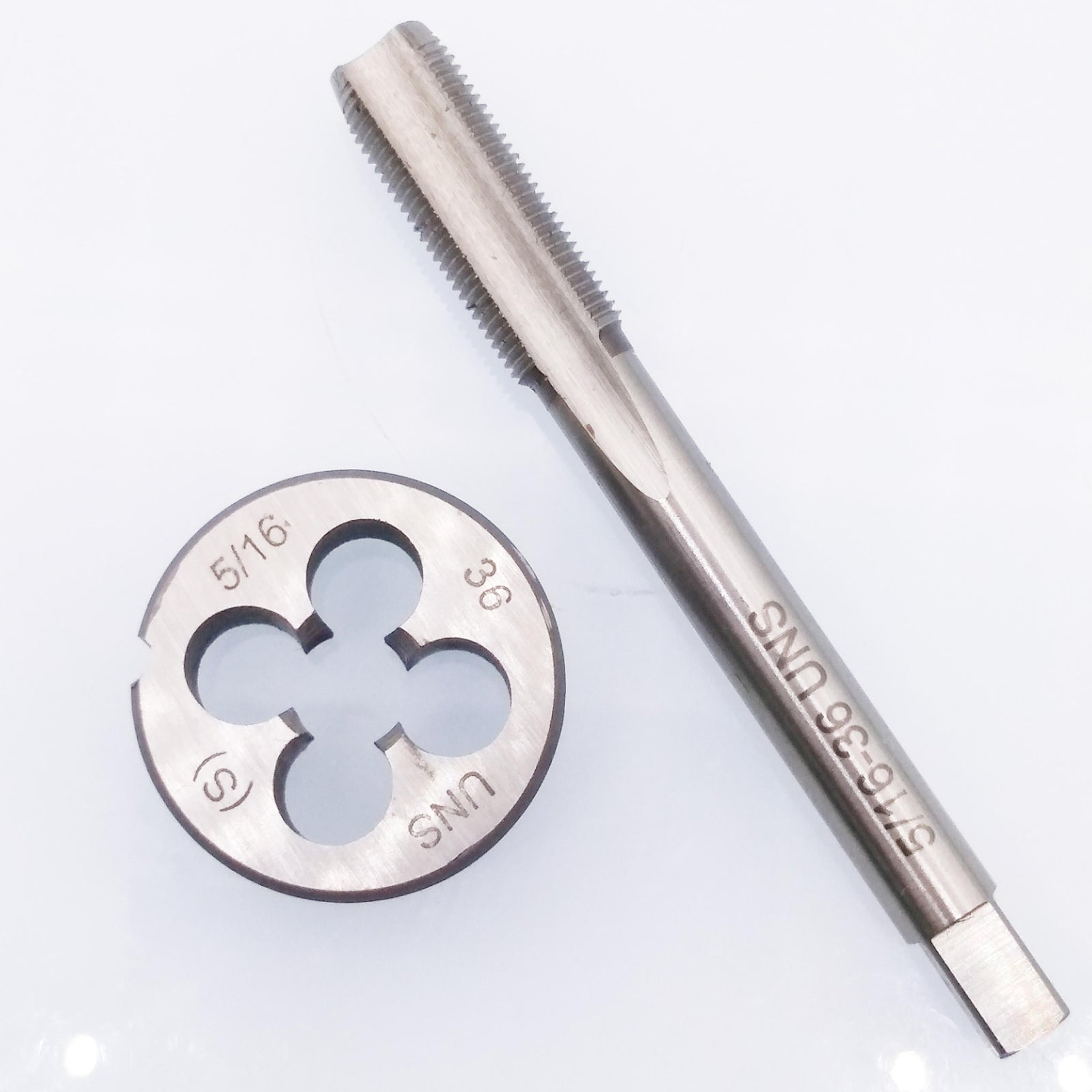 US Stock HSS 5/16-36 UNS Tap & 5/16-36 UNS Die Right Hand