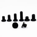 20pcs M2.5 x 3mm Black Phillip Wafer Flat Head Machine Screw Bolt Laptop Bolt
