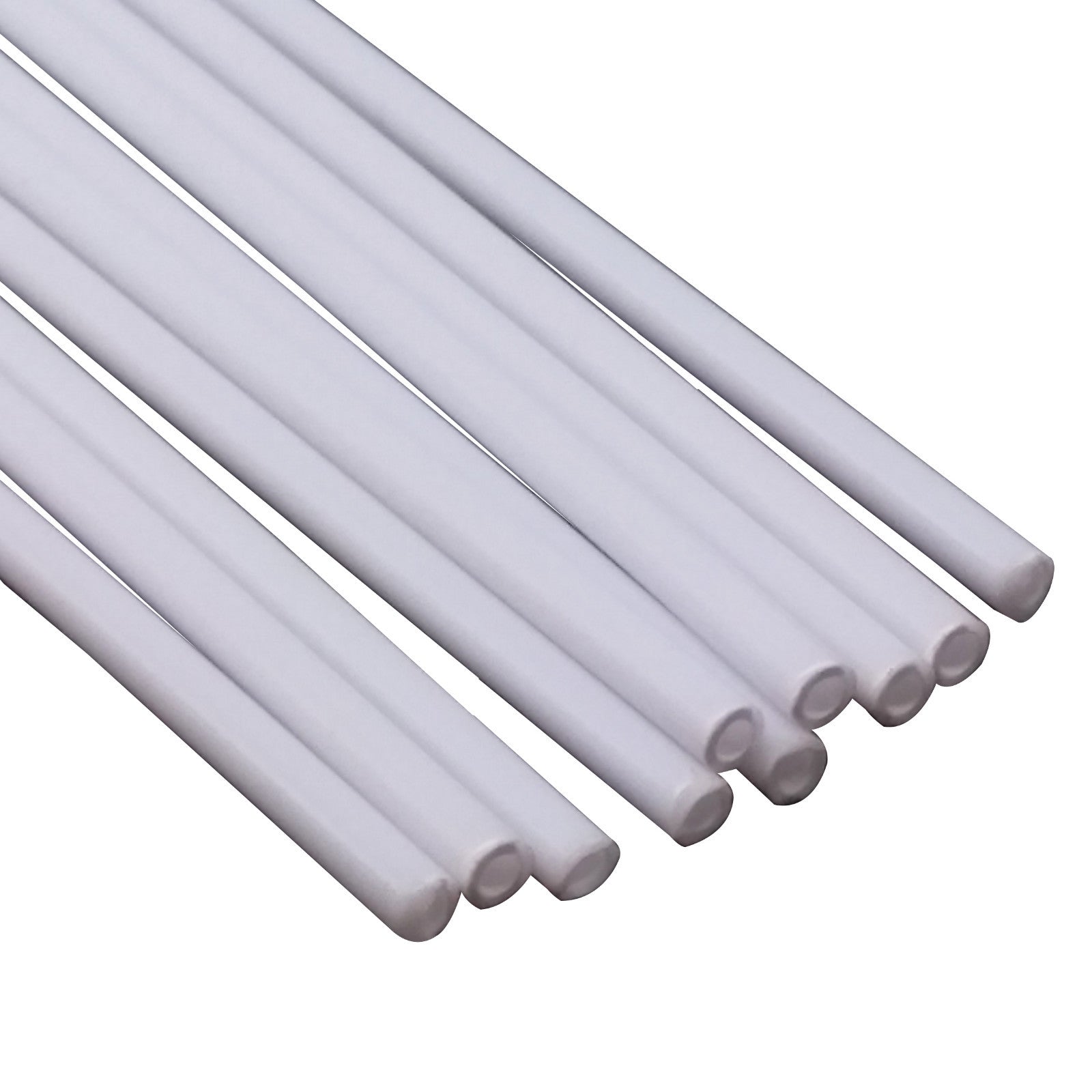 US Stock 10x OD 2mm x 250mm ABS Styrene Plastic Round Tube Pipe Diameter White