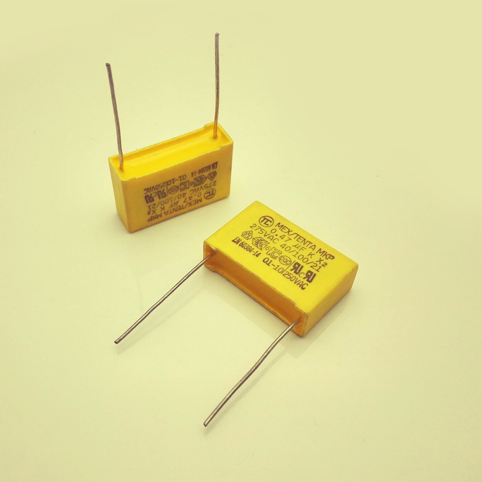 US Stock 10x Polyproplene Safety Capacitor 0.47uF 474K 10% MKP X2 275V Pitch23mm