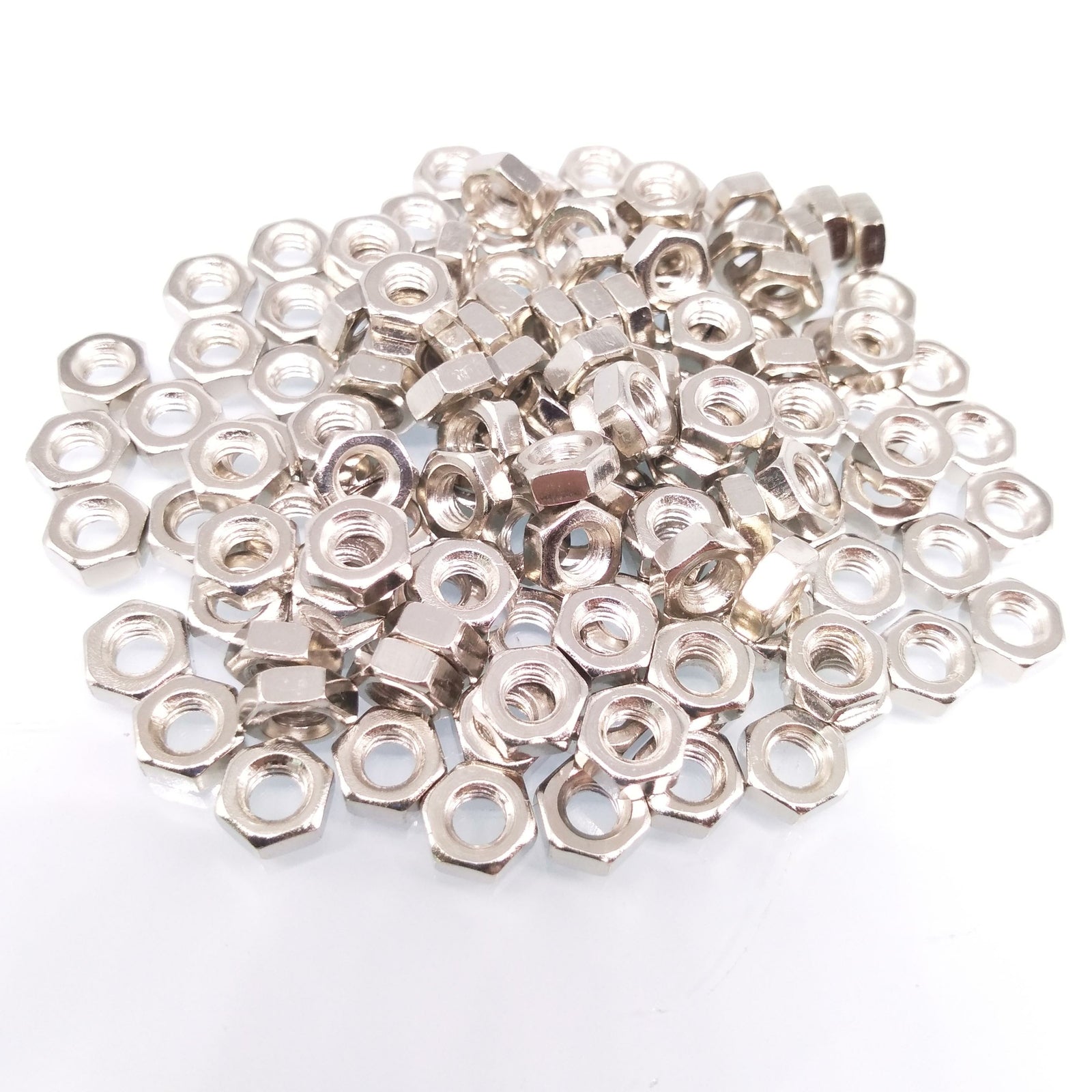 1000pcs M3 Metric Thread Insert Screw Fastener Zinc Plated Carbon Steel Hex Nut