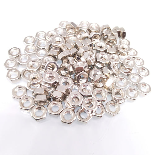 1000pcs M3 Metric Thread Insert Screw Fastener Zinc Plated Carbon Steel Hex Nut