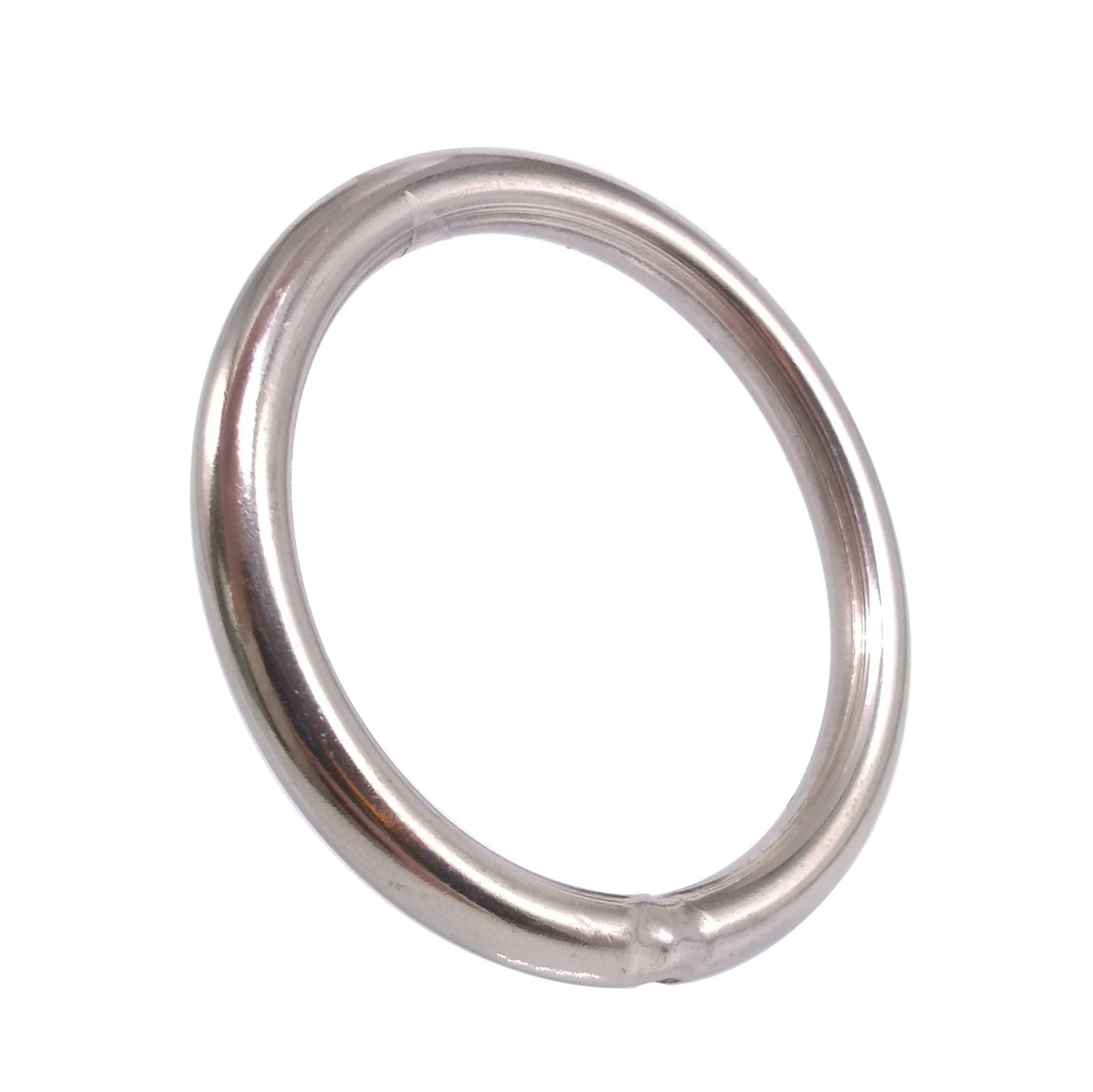 5pcs 304 Stainless Steel Seamless Metal O Ring Welded Round OD 60mm Wire Dia 6