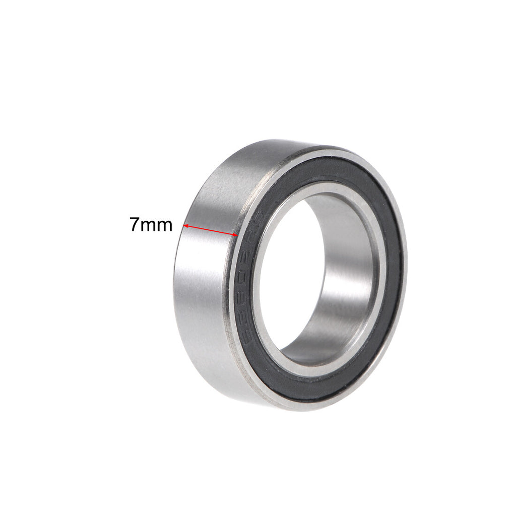 63802-2RS Deep Groove Ball Bearing 15x24x7mm Double Sealed Chrome Steel Bearings
