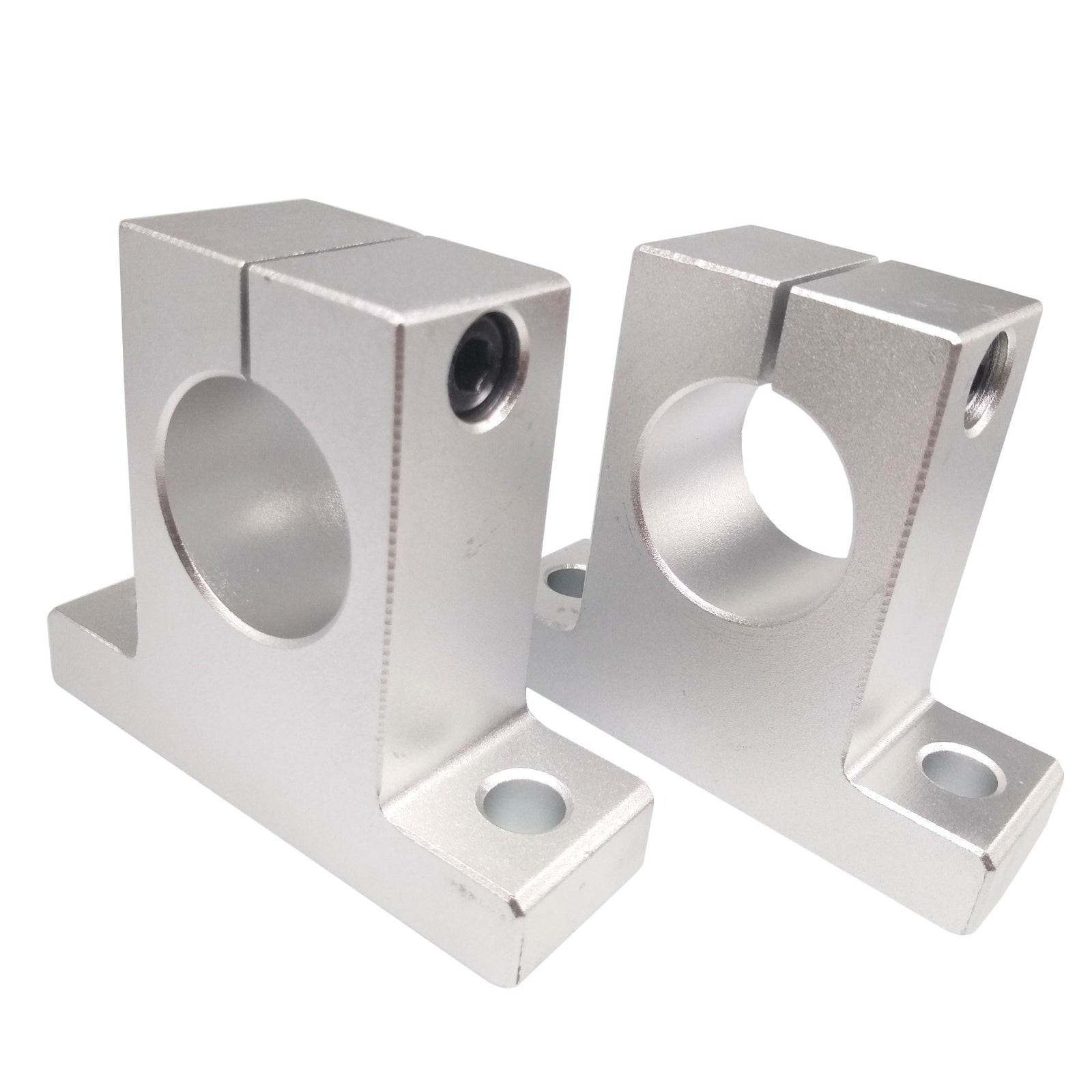 2pcs 35mm SK35 Chrome Linear Rail Shaft Guide Support Bracket Bearing Step Motor