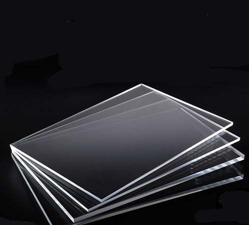 10pcs Clear Acrylic Sheets Transparent PMMA Panels 100mm * 100mm * 3mm ±10%