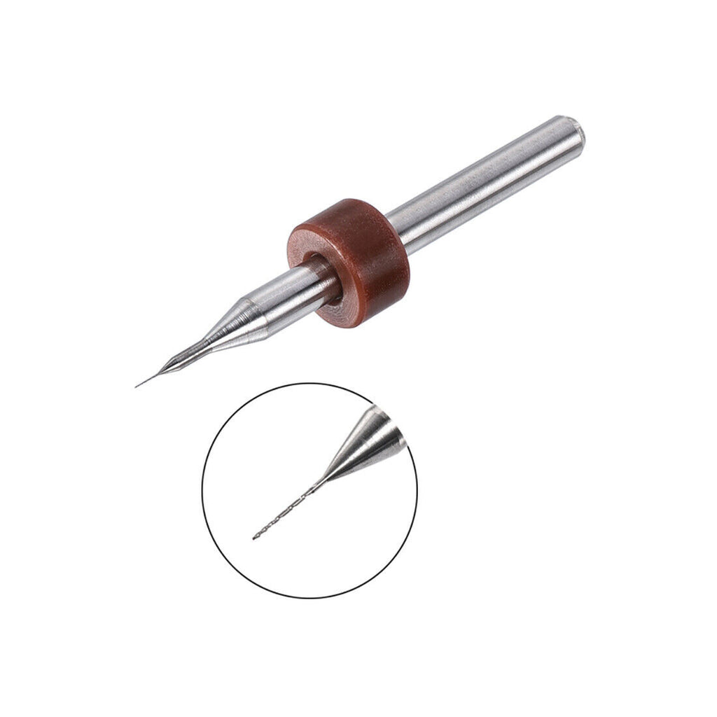 1Set (10Pcs) 0.1mm Carbide CNC Engraving Circuit Board Micro PCB Drill Bits