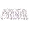 10x 0.6mm Wire Dia Stainless Steel Compression Spring Pressure OD 8mm Length 50