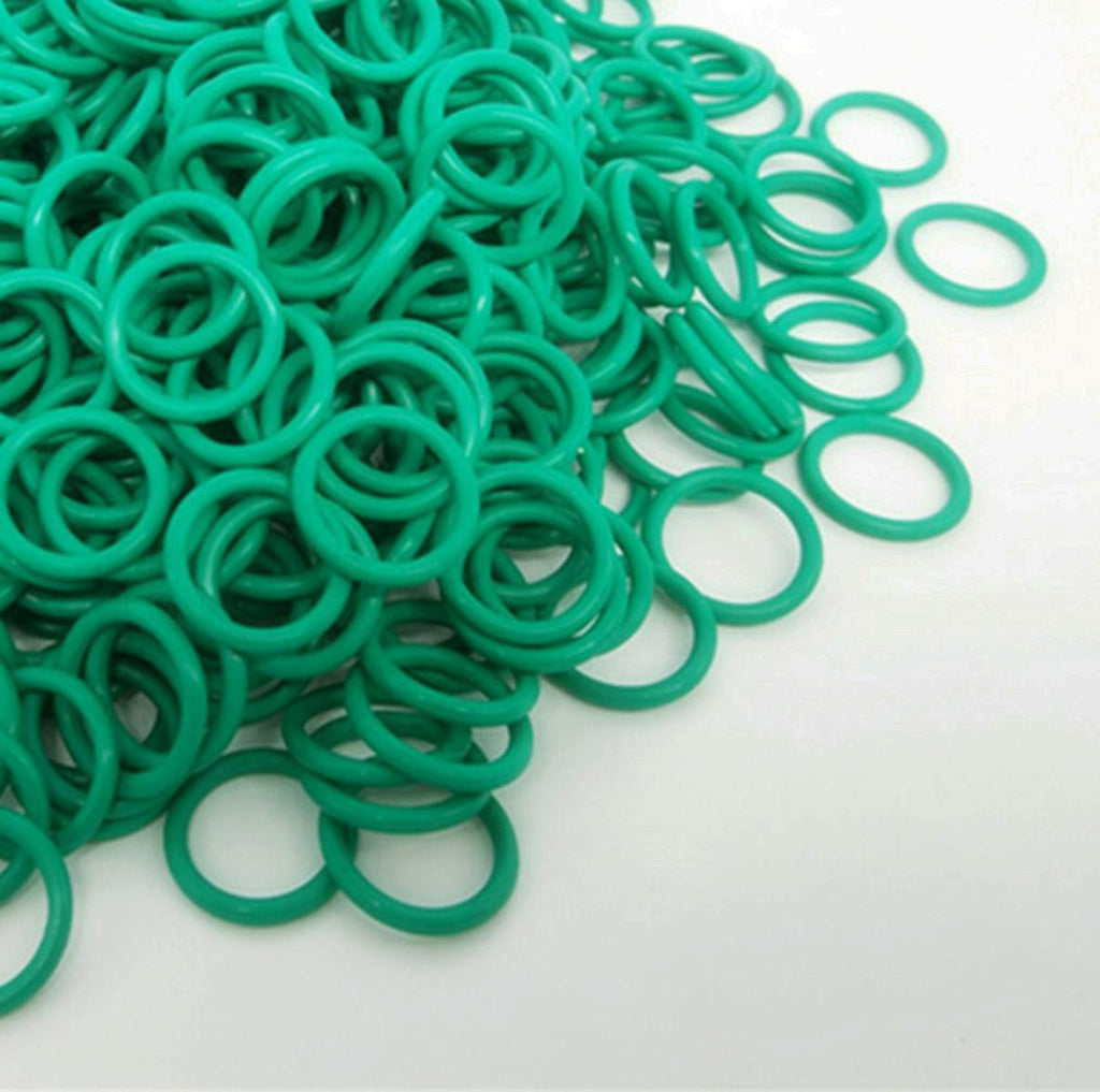 US Stock 50pcs 5mm OD 3mm ID 1mm Dia Fluororubber Seal Fluorine Rubber O-Ring