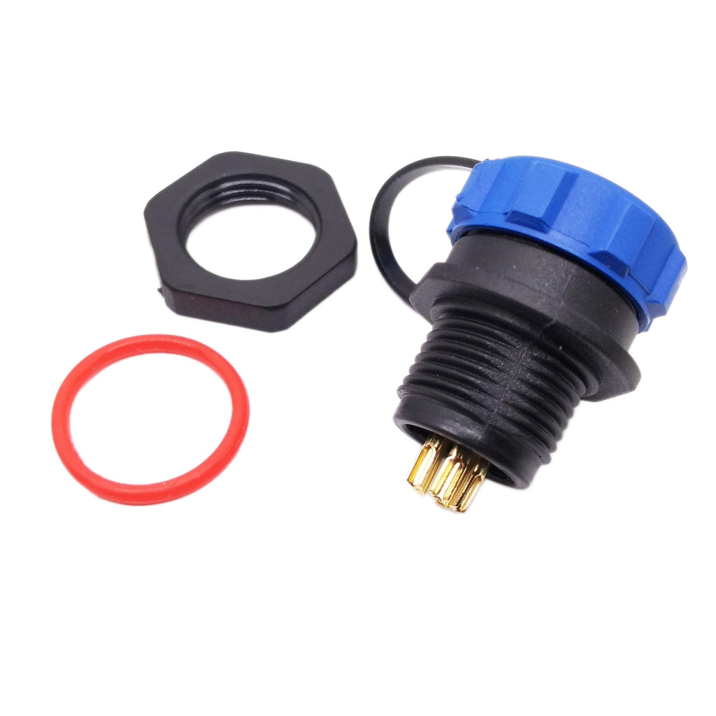 US Stock 5 Pins Waterproof IP68 Aviation Cable Circular Connector Panel Mount