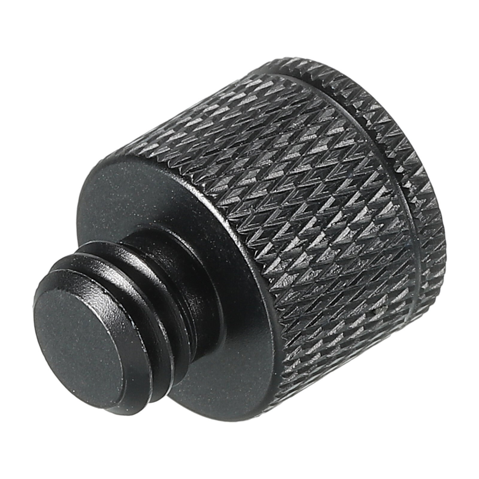 Mic Stand Adapter M10 Female x 3/8 Male Camera Screw Thread Adapter Black