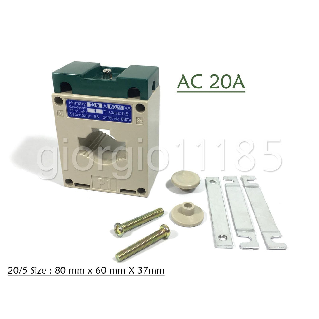 US Stock Analog AMP Current Panel Meter Gauge AC 0-20A 85L1 &Current Transformer