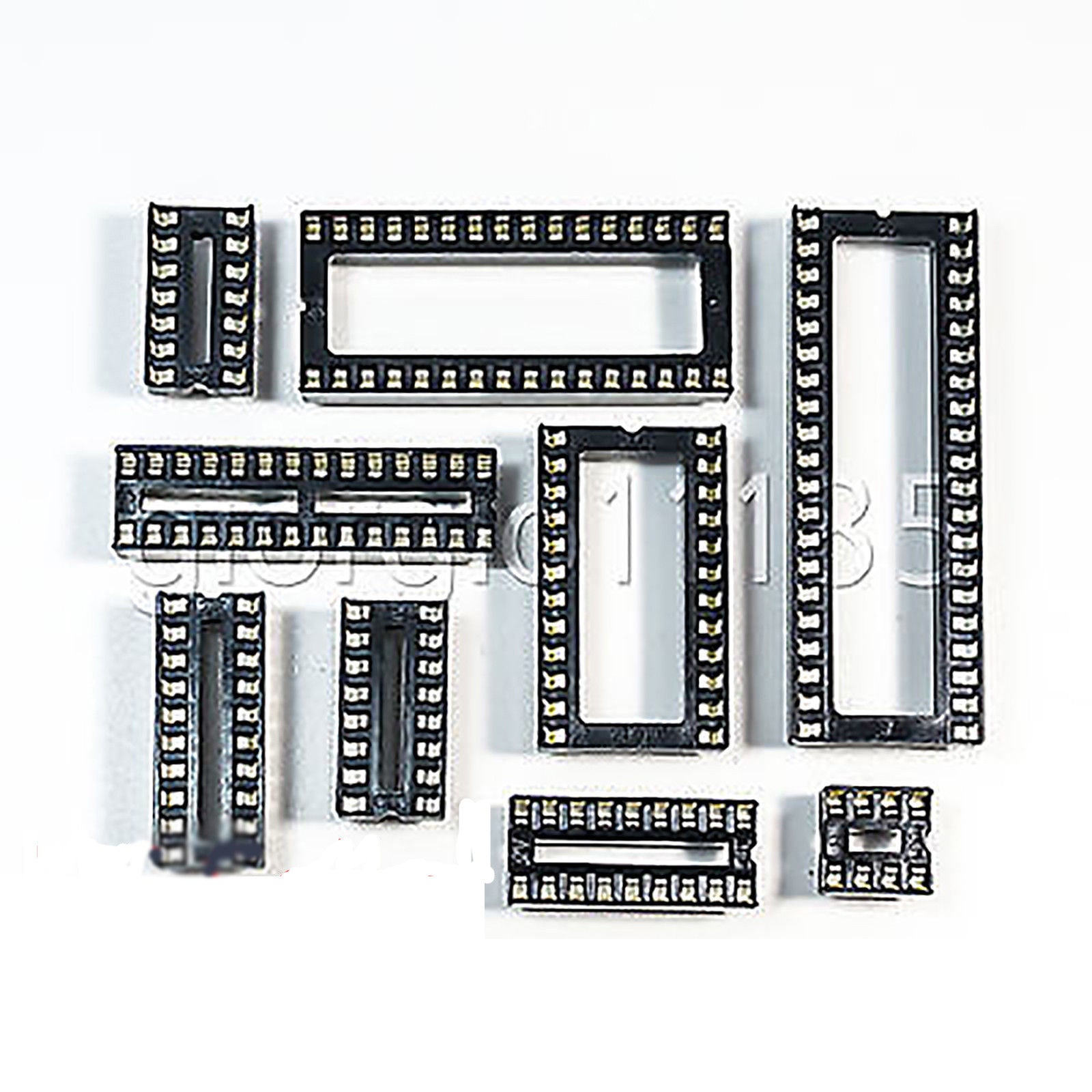 AU Stock 45pcs Adapter Solder Type DIP IC Sockets 8,14,16,18,20,24,28,32,40 PIN