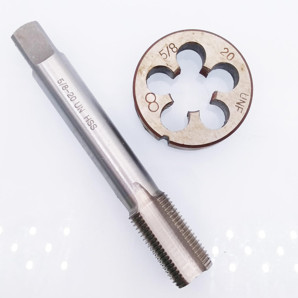 HSS 5/8-20 UNF Tap & 5/8-20 UNF Die Right Hand