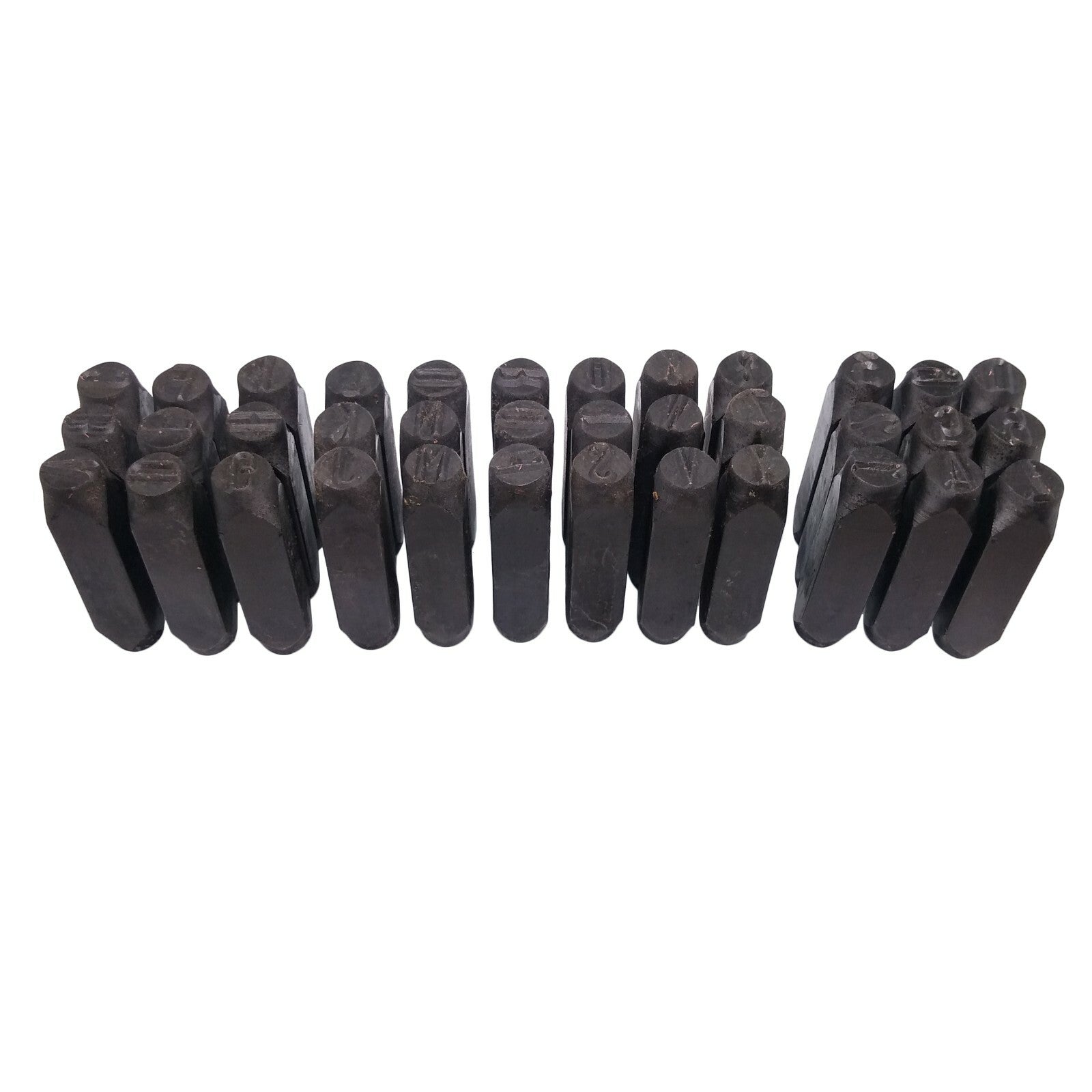 36pcs 1/2" 12.5mm Letter & Number Stamp Punch Set Hardened Steel Metal