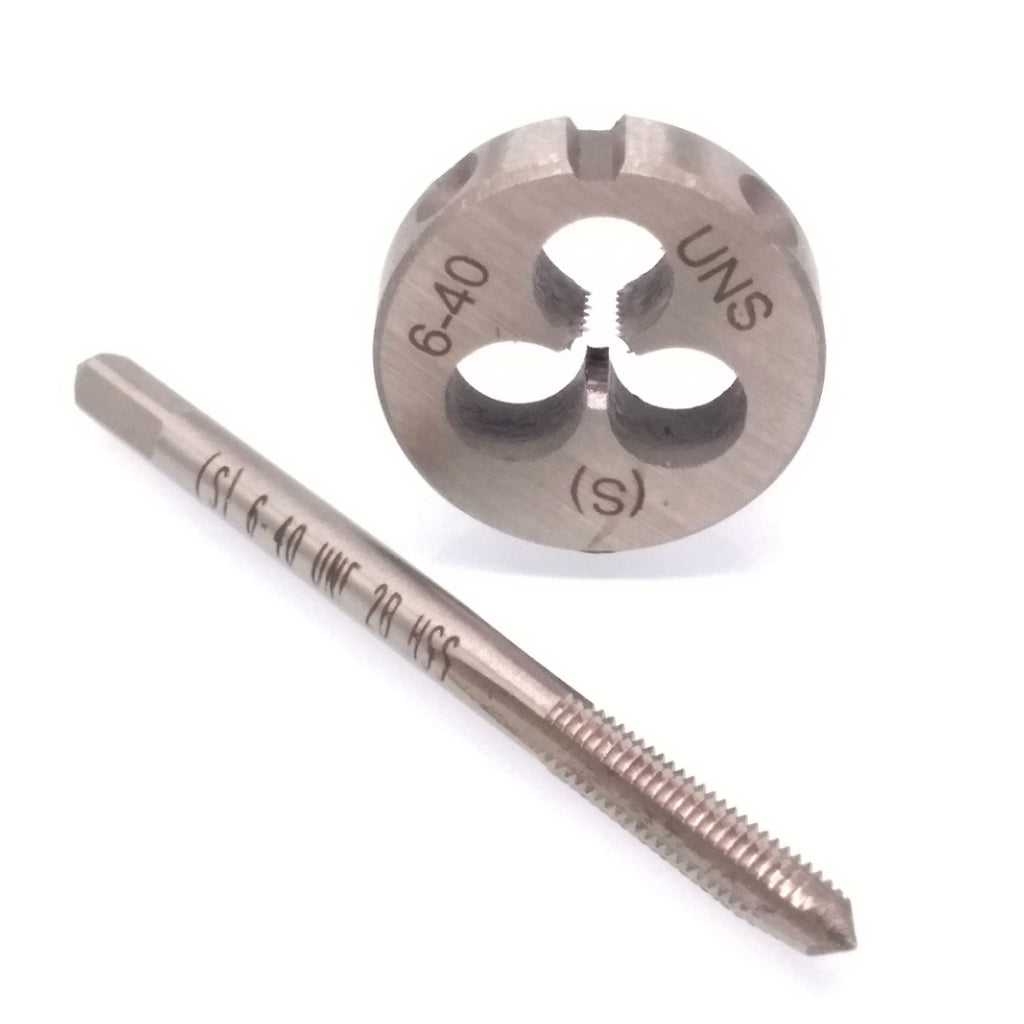 US Stock HSS 6-40 UNF Tap & 6-40 UNF Die Right Hand