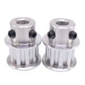 2x XL 10T Timing Belt Pulley Synchronous Wheel 6mm Bore For 10mm Width Belt