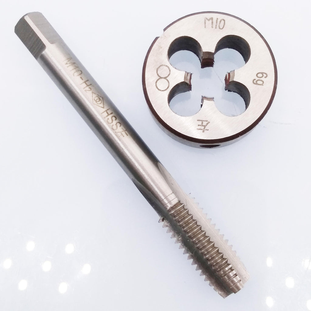 AU Stock HSS M10 x 1.5mm Tap & M10 x 1.5mm Die Metric Thread Left Hand