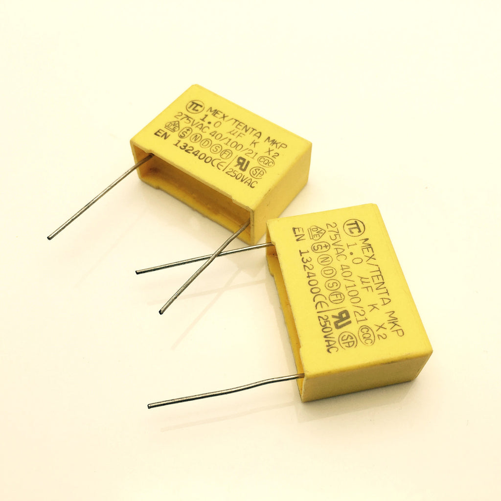 US Stock 5x Polyproplene Safety Capacitors 1uF 105K 10% MKP X2 275VAC Pitch 27mm
