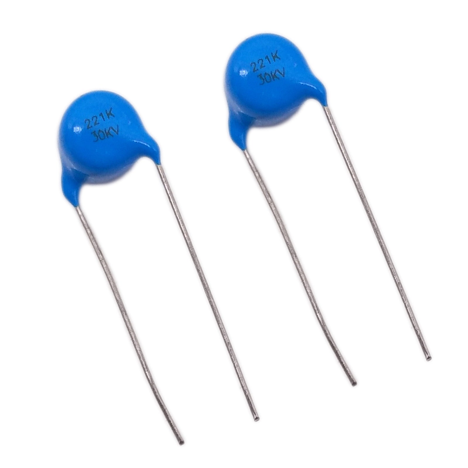 AU Stock 5pcs High Voltage Ceramic Disc Capacitors 220pf 0.22nf 221 30000V 30KV