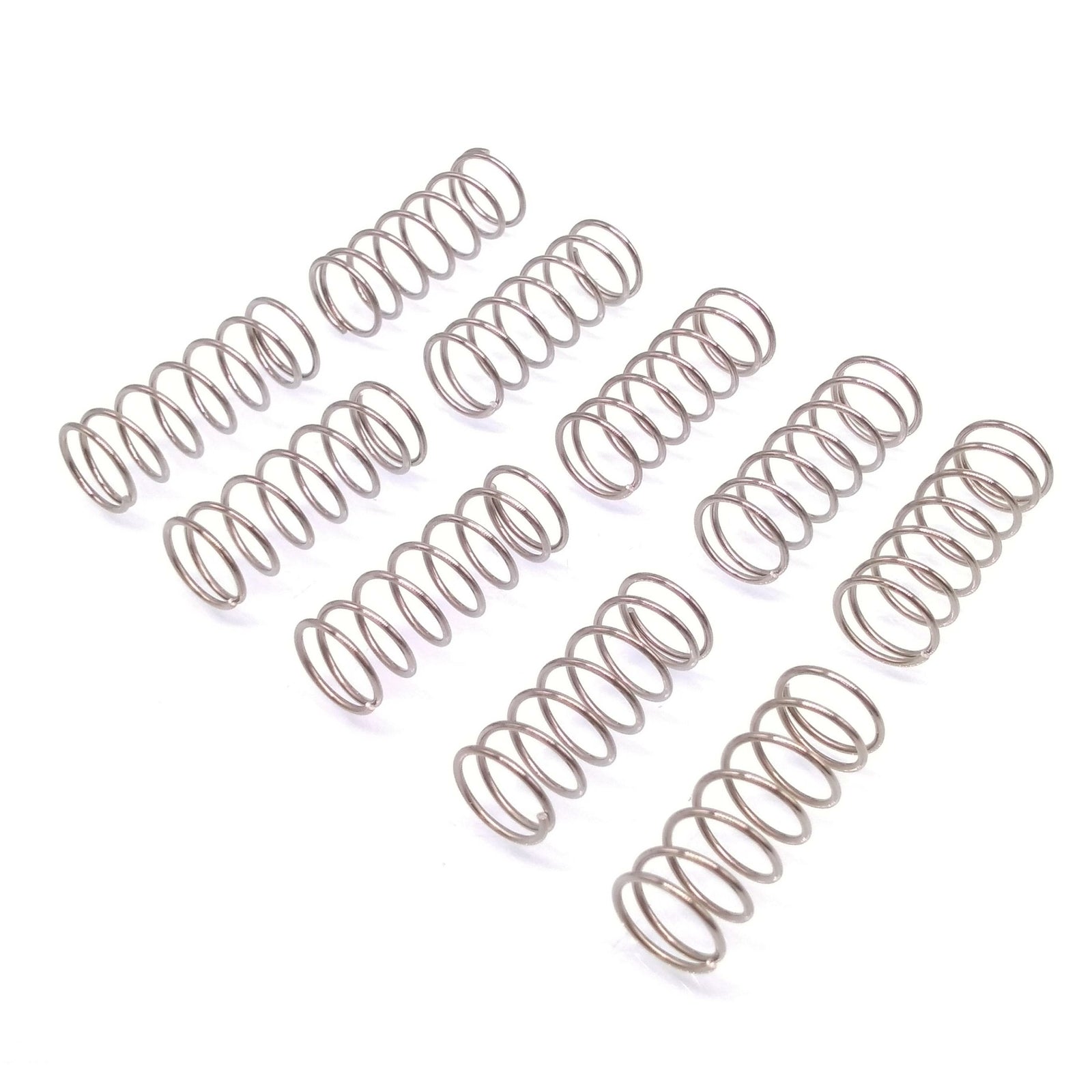 10pcs 0.8mm x 8mm x 20mm Stainless Steel Compression Spring Pressure Spring