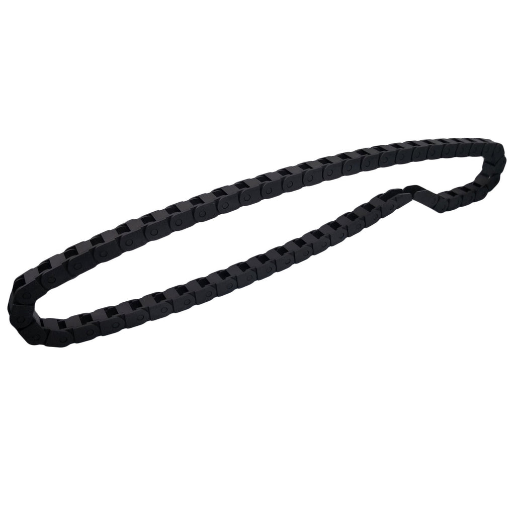 US Stock 2M 2000mm Black Long Nylon Cable Drag Chain Wire Carrier 10 x 10mm