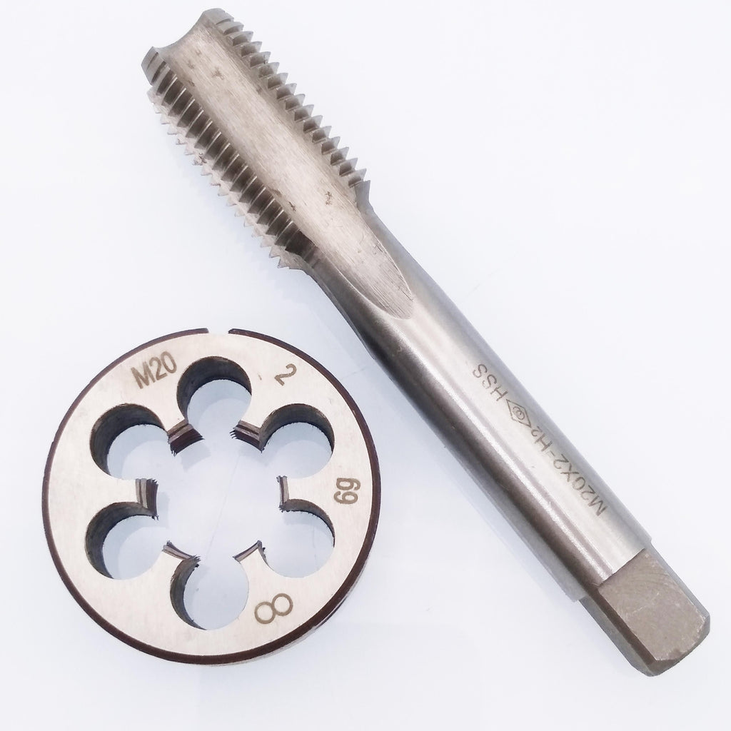 US Stock HSS M20 x 2mm Tap & M20 x 2.0mm Die Metric Thread Right Hand