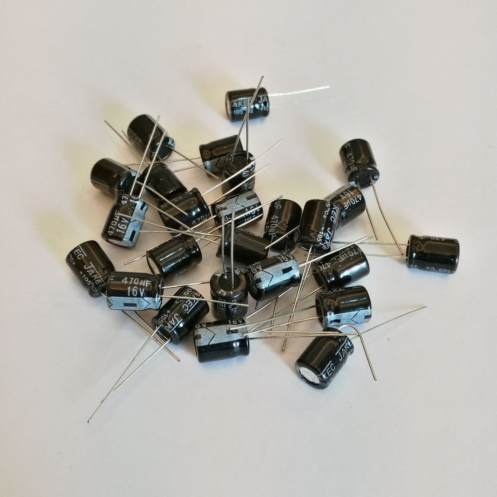 US Stock 50pcs Electrolytic Capacitors 470uF 470mfd 16V +105℃ Radial 8 x 11mm
