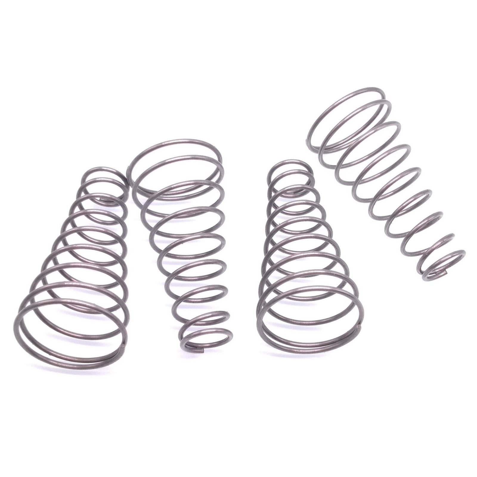 4pcs Wire dia 1.0mm Steel Coil Conical Helical Compression Spring Length 40mm