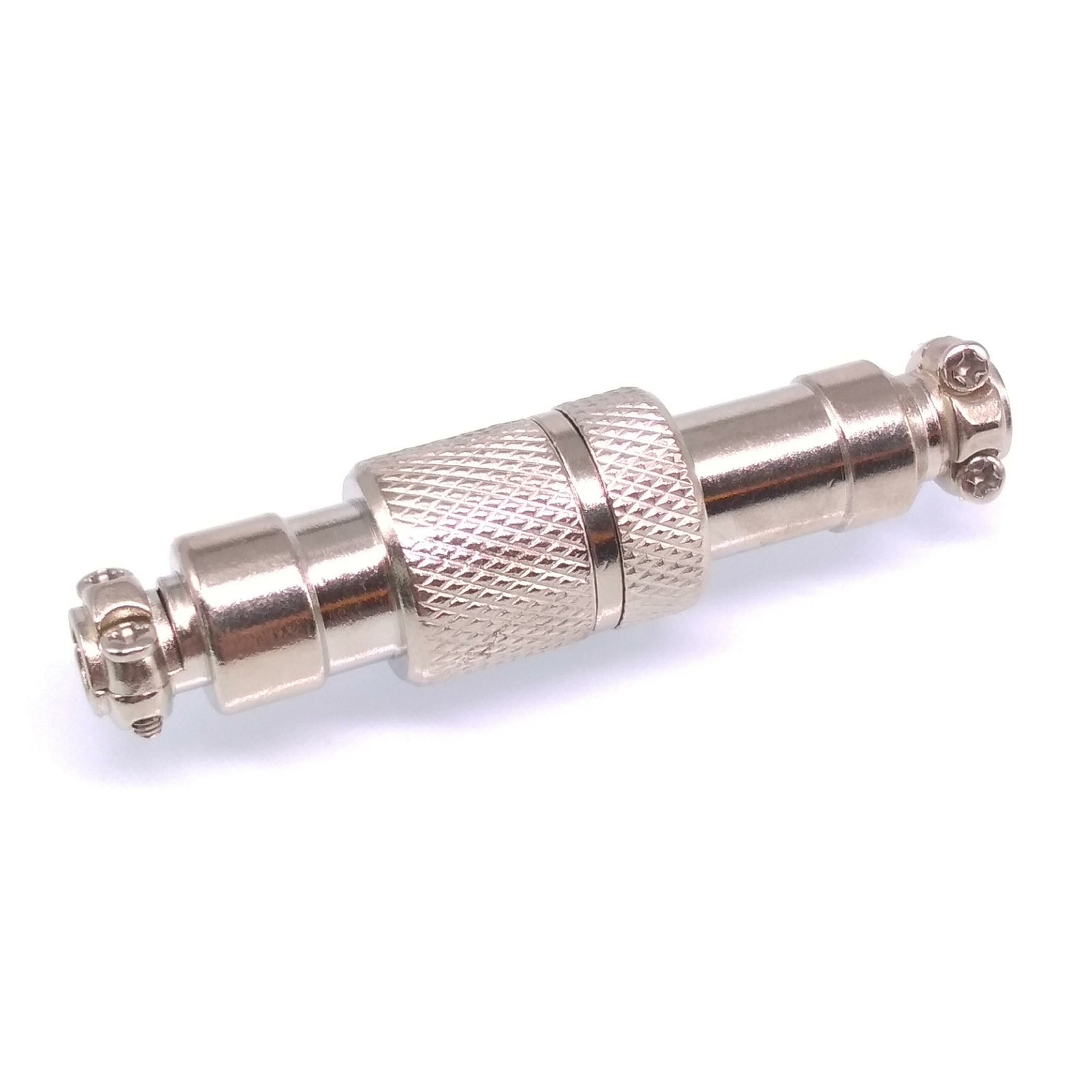 2Sets GX12 5Pin 12mm Panel Mounting Metal Aviation Connector Plug + Socket