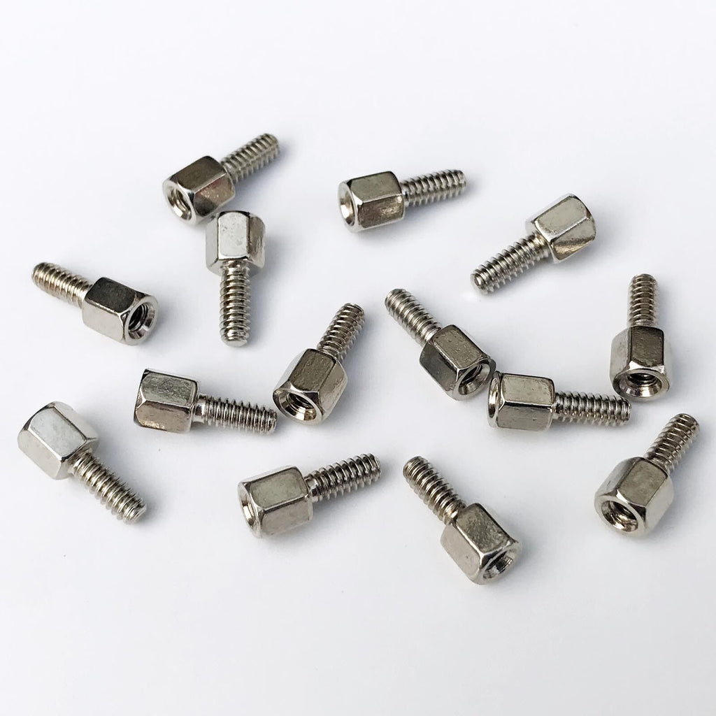 25pcs Brass #4-40x5+7 Jackscrew Cylinder Screw Motherboard VGA DB9 DVI COM Port