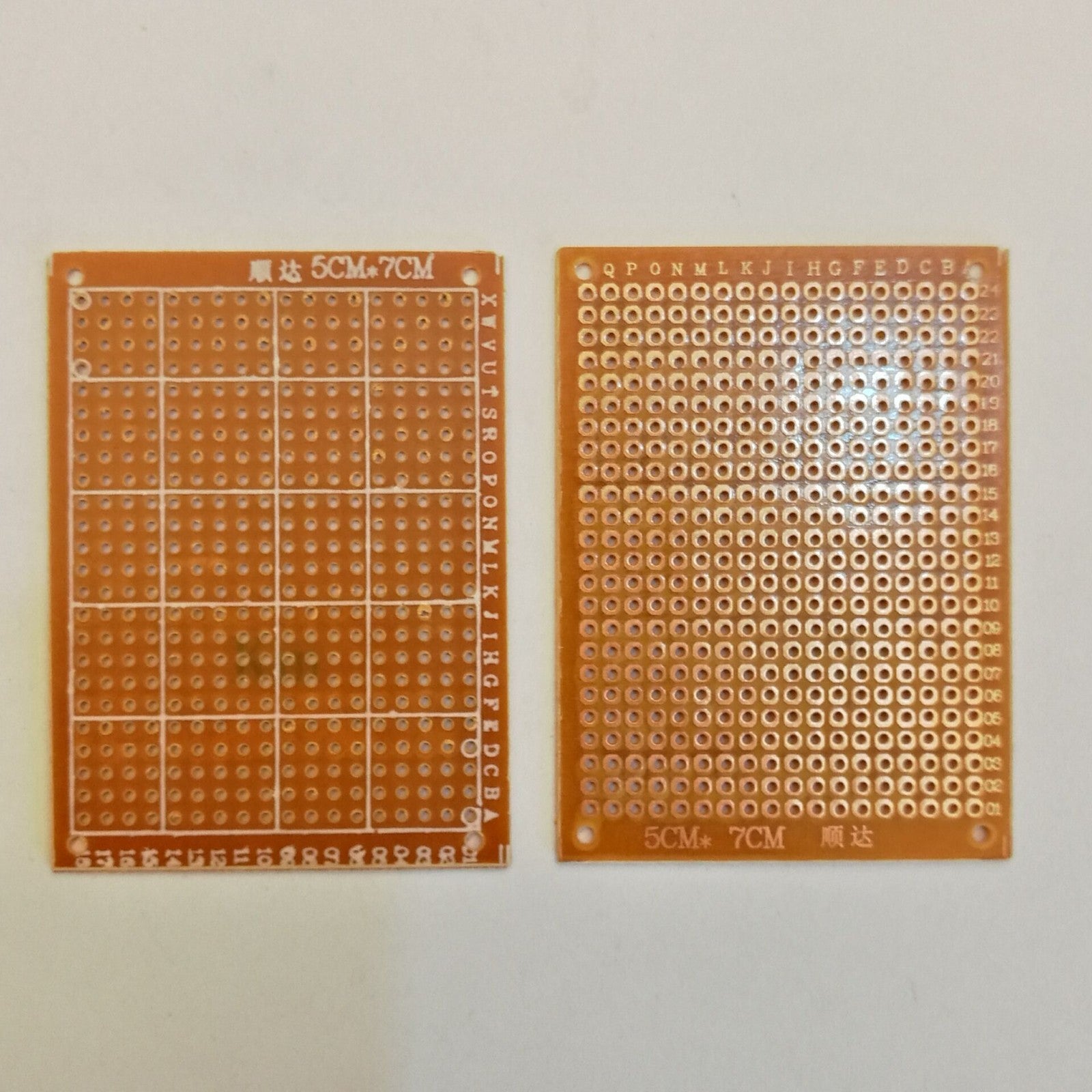 US Stock 20pcs Prototype PCB Universal Bread Board 5 x 7cm Sigle Side Copper