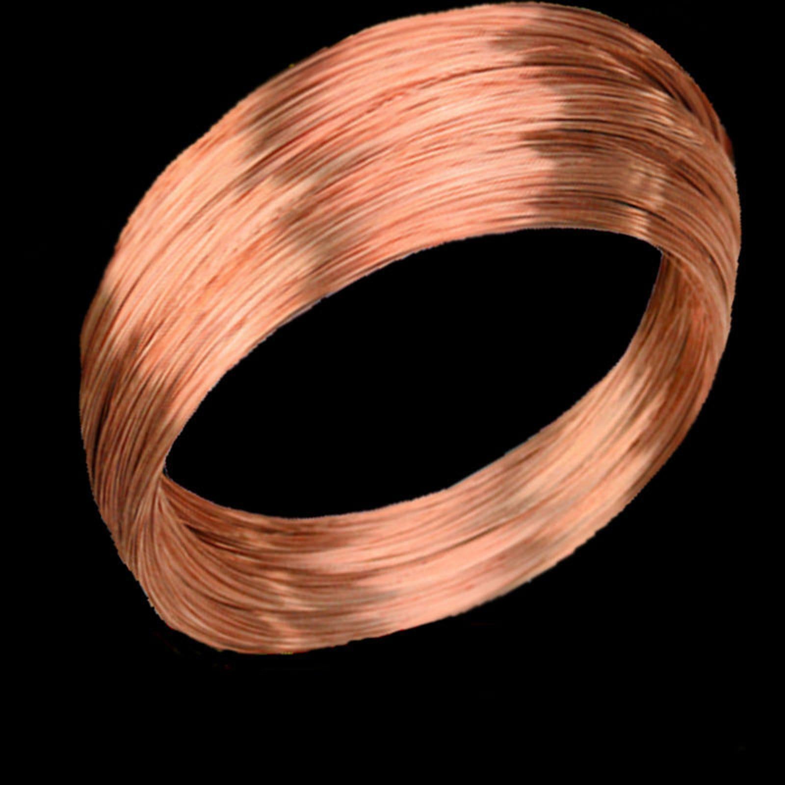 US Stock Dia 2mm Length 16.4ft 5m 99.5% Pure Copper Wire Round Solid Uncoated