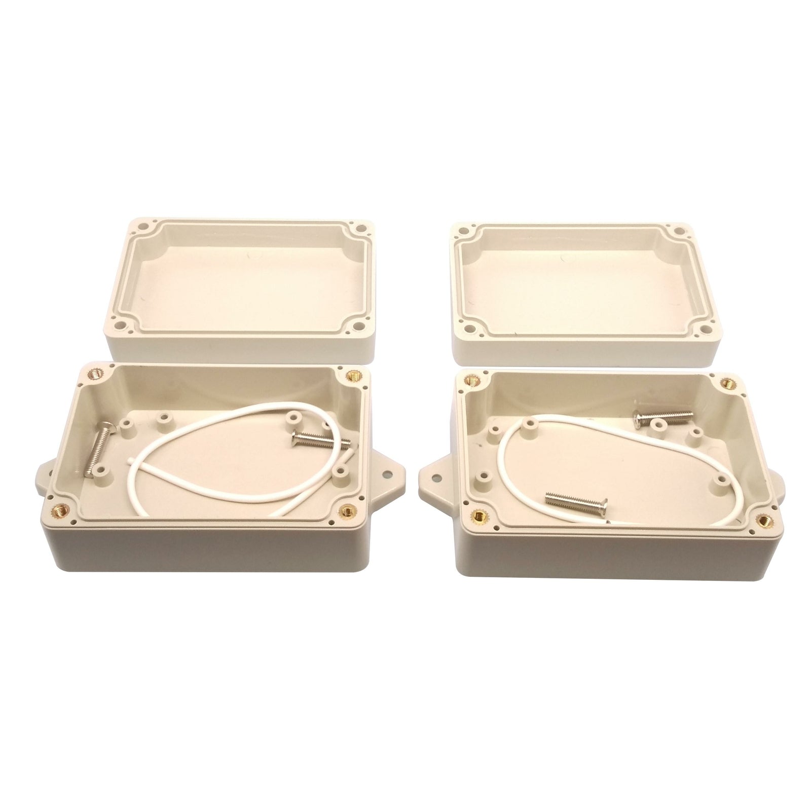 US Stock 2pcs Plastic Project Box Electronic Enclosure Case DIY 40 x 68 x 100mm