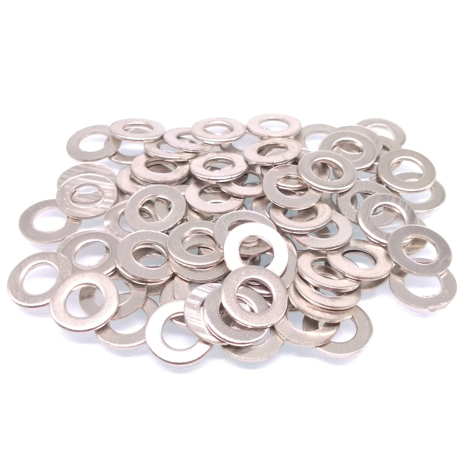 1000pcs M5 Zinc Plated Carbon Steel Flat Washers
