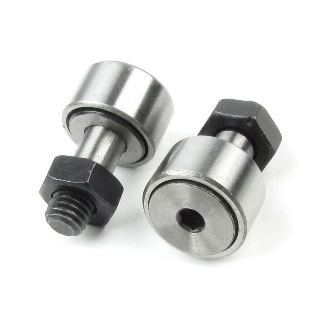 US Stock 2pcs KR32 KRV 32 CF12-1 Cam Follower Needle Roller Bearing M12x1.5 32mm