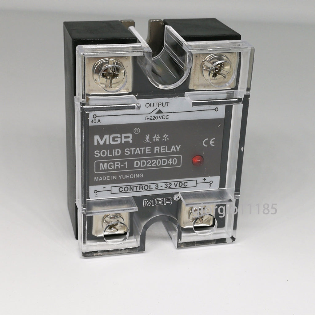 AU Stock 40A Solid State Relay SSR DC-DC Input 3-32V DC Load 5-220V DC DD220D40