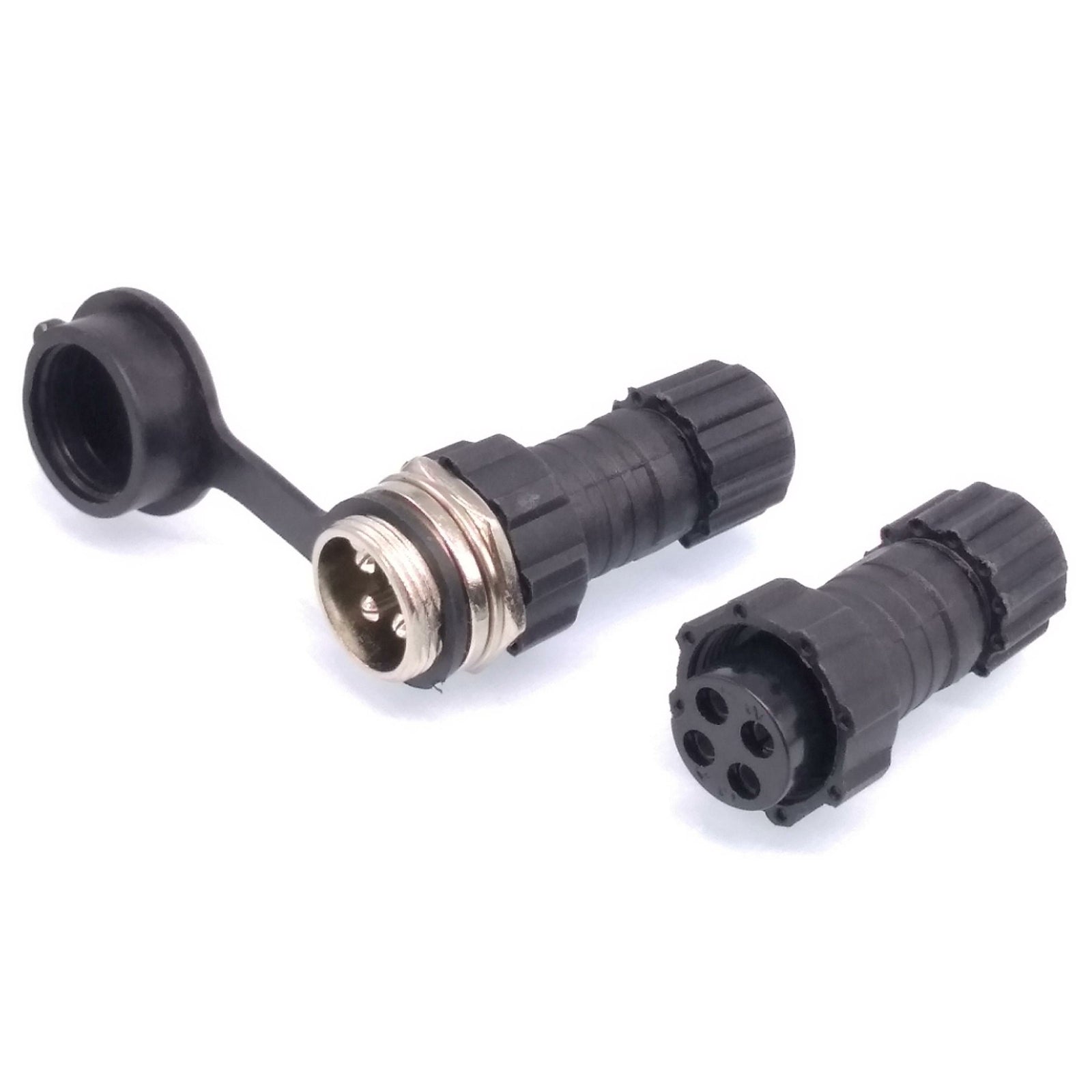 2Sets GX16 Waterproof Aviation Connector Plug Socket Sensor 4pin