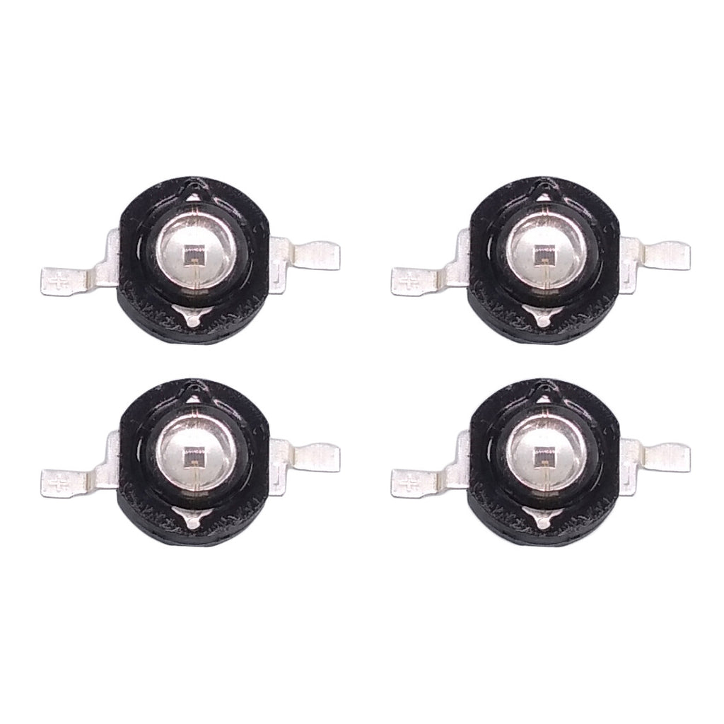 US Stock 4pcs 1w 850nm Infrared IR LED 1 Watt 135 Degrees