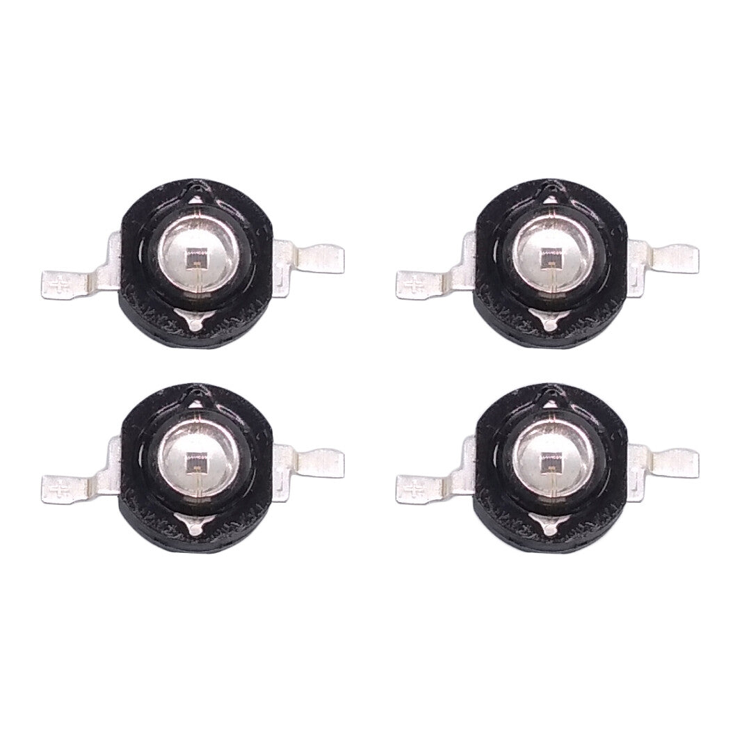 US Stock 4pcs 1w 850nm Infrared IR LED 1 Watt 135 Degrees