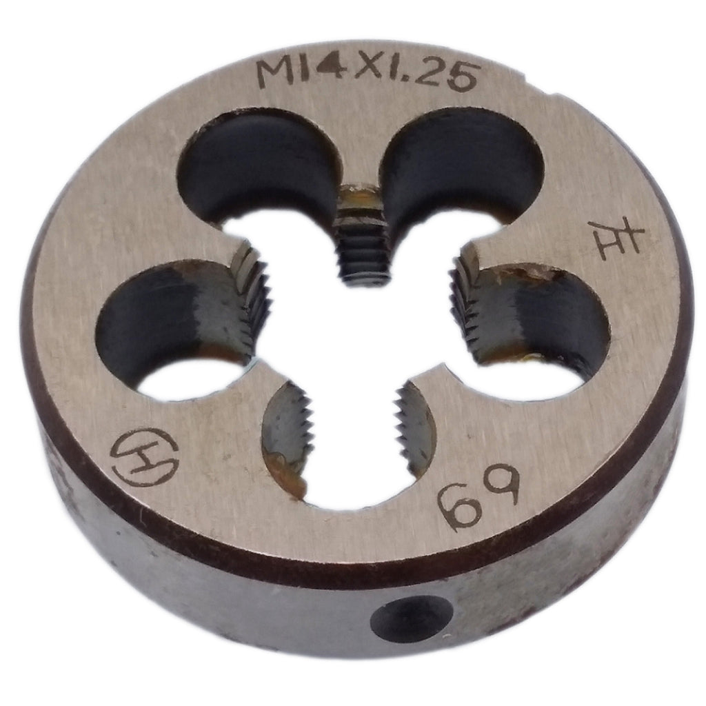 US Stock New HSS 14mm x 1.25 Metric Die Left Hand Thread M14 x 1.25mm Pitch