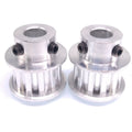 2x XL 12T Timing Belt Pulley Synchronous Wheel 8mm Bore For 10mm Width Belt