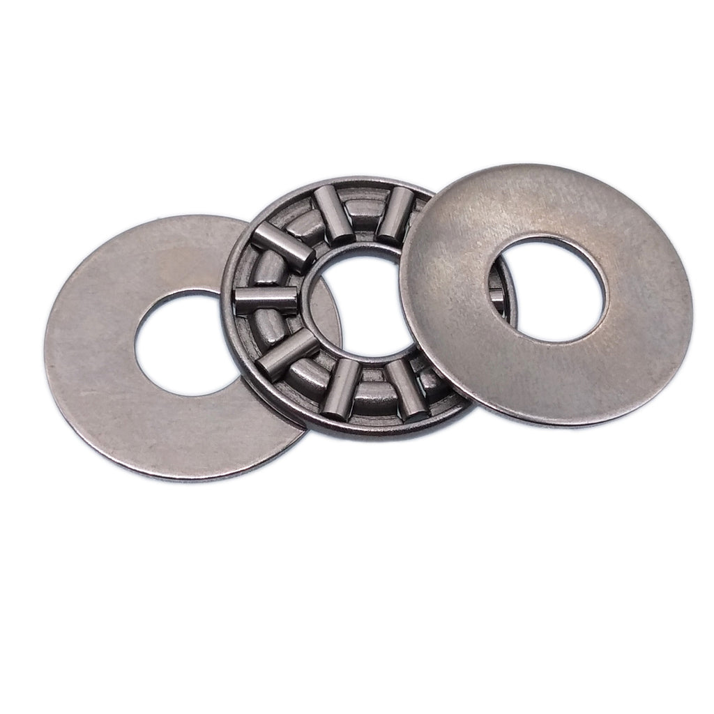 US Stock 2pcs AXK0821 Thrust Needle Roller Bearing With Two Washers 8 x 21 x 2mm