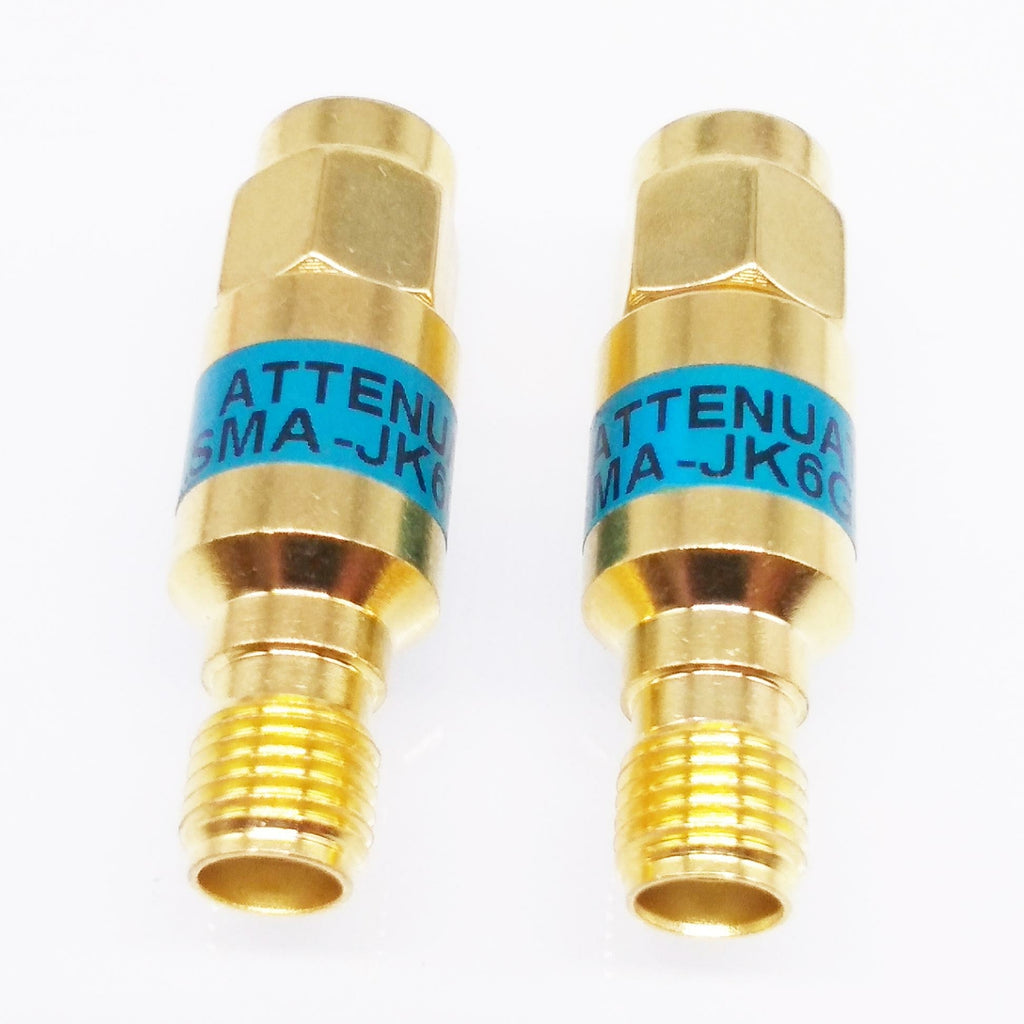 One 2W SMA Coaxial Fixed Attenuators Frequency DC 6GHz Fixed Connectors 20DB