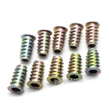 US Stock 20x M6 x 20mm Furniture Hex Drive Flat Head Nuts Screws For Wood Insert