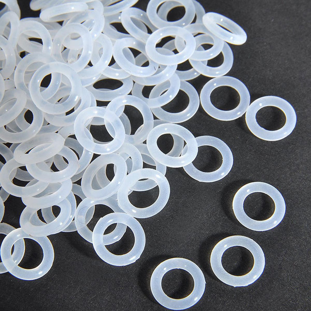 US Stock QTY 100 7mm OD 3mm ID 2mm Dia Food Grade Silicone Rubber Seal O-Ring