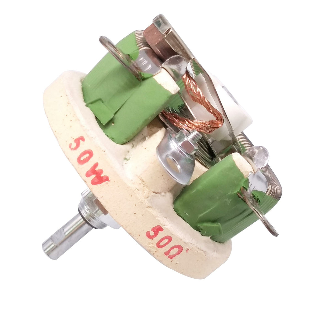 50W 50 OHM High Power Wirewound Potentiometer, Rheostat, Variable Resistor